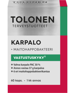 TOLONEN KARP+MAITOH 60KAPS. RAVINTOLISÄ Main Image