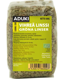 ADUKI VIHREÄ LUOMU 500G LINSSI Main Image
