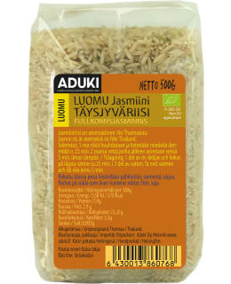 ADUKI LUOMU 500G TÄYSJYVÄ JASMIINIRIISI Main Image