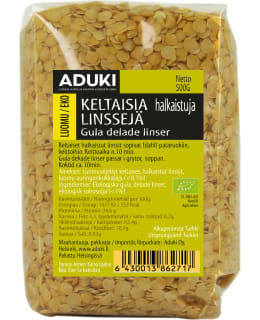 ADUKI KELTAINEN LUOMU 500G HALK LINSSI Main Image