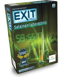 EXIT 2 SALAINEN LABORATORIO PAKOHUONEPEL Main Image