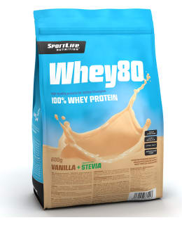 SPORTLIFE WHEY80 VAN IC 600G PROT.JAUHE Main Image