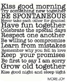 MORE JOY RULES OF LOVE 17X21CM EKOLIINA Main Image