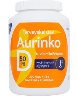 AURINKO VITAMIN D 50 µG 300 CAPS Main Image