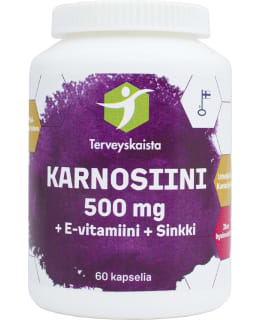 TERVEYSK KARNOSIINI 500MG 60KAPS RAVLISÄ Main Image