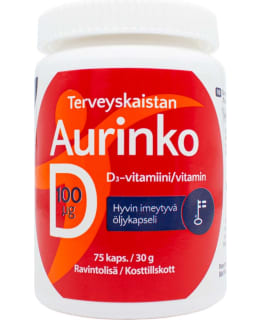 AURINKO VITAMIN D 100 µG 75 CAPS Main Image