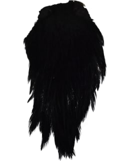 EUMER INDIA COCK NECK CAPE HACKLE BLACK Main Image