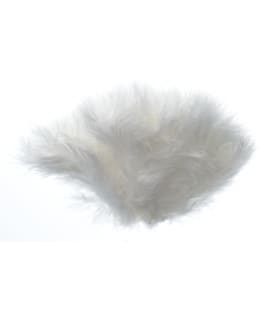 EUMER WOOLY BUGGER MARABOU WHITE Main Image