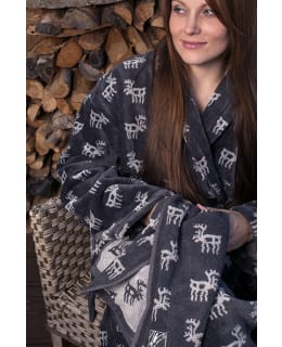 PIKKUPUOTI HARMAA PORO KÄSIPYYHE Main Image