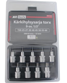 MR 10-OS 1/2" SISÄTORX HYLSYSARJA Main Image