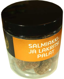Prix salmiakki- ja lakritsipalat 150 g karkkipurkki Main Image