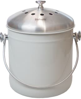 BIOPROFFA METAL WHITE 4L BIO COMPOST BIN Main Image