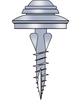 Keraplast Ruspert 4,8 x 32 mm 19 mm aluslevy 100 kpl valokateruuvi Main Image