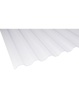 Keraplast PC Sun 1 mm clear 1040 mm 4.5 m trapezoidal sheet light cover Main Image