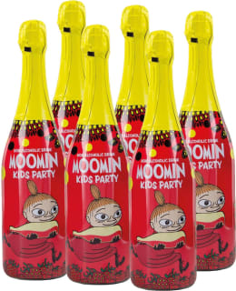 Moomin Metsämansikka 6x0,75l lasten juhlajuoma Main Image