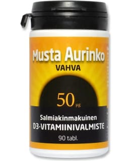 MUSTA AURINKO VAHVA D3 50 µG 90 TABL Main Image