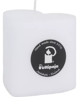 PUTTIPAJA SYDÄN 8 CM VALKOINEN KYNTTILÄ Main Image
