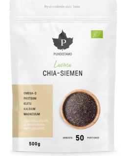 PUHDISTAMO 500G LUOMU CHIA-SIEMEN Main Image
