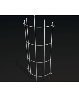 METALLINEN SEINÄTUKI KAARI 180 CM Main Image