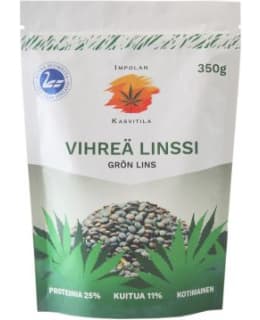 IMPOLAN KASVITILA 350G VIHREÄ LINSSI Main Image