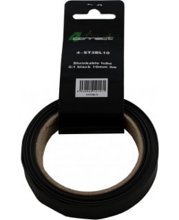 4 CONNECT 2:1 10MM 3M MUSTA KUTISTESUKKA Main Image