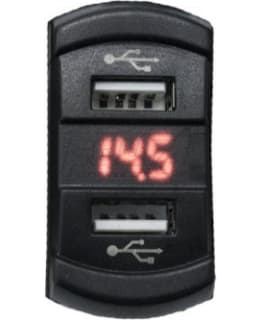 4CONNECT 2X4,2A 12/24V SK USB-PISTORASIA Main Image