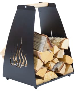 PUUNKANTOTELINE LIEKKI, MUSTA, PUUKAHVA Main Image