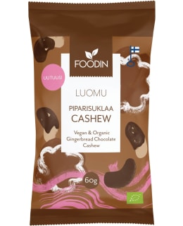 FOODIN LUOMU 60G PIPARISUKLAACASHEW Main Image