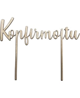 CONFETTI KONFIRMOITU PUINEN KAKUNKORISTE Main Image