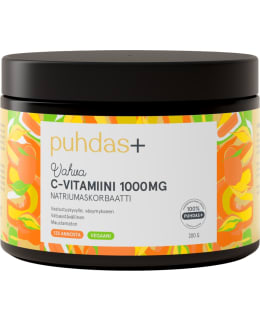 PUHDAS+ C-VIT 1000MG 200G RAVINTOLISÄ Main Image