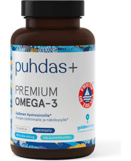 PUHDAS+ 90KPL 600MG PREMIUM OMEGA-3 Main Image