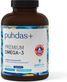 PUHDAS+ 180 KPL 600MG PREMIUM OMEGA3 Main Image
