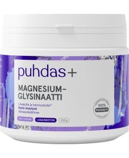 PUHDAS+ MAGNESIUMGLYS 200 G RAVINTOLISÄ Main Image
