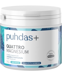 PUHDAS+ QUATTRO MAGN. 150G RAVINTOLISÄ Main Image