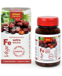 ESI RAUTAPID+ACEROLA 60KAPS. RAVINTOLISÄ Main Image