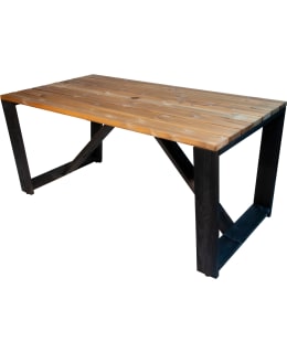 ECOFURN® JUSSI 160 MUSTA-RUSKEA PÖYTÄ Main Image