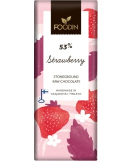 FOODIN STRAWBERRY 40 G RAAKASUKLAA Main Image