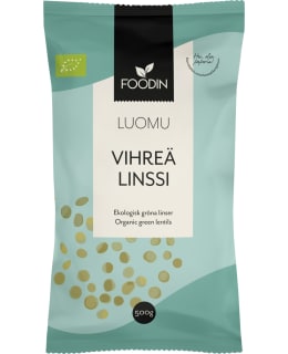 FOODIN LUOMU 500G VIHREÄ LINSSI Main Image