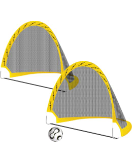 TAITETTAVA JALKAPALLOMAALI 2 KPL + PALLO Main Image