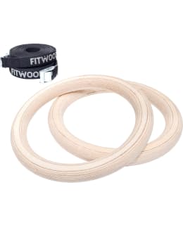FITWOOD ULPU BIRCH-BLACK GYM RINGS Main Image