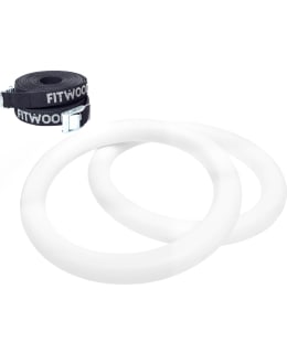 FITWOOD ULPU WHITE-BLACK GYM RINGS Main Image