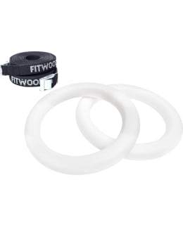 FITWOOD ULPU MINI WHITE-BLACK GYM RINGS Main Image