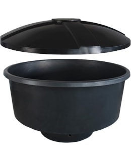 Pw-Spa Terrace 30 kW with fireplace dark grey hot tub Main Image