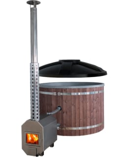 PW-SPA Freetime granite/walnut bath barrel Main Image