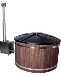 Pw-Spa Freetime L 30 kW kaminalla pähkinä/mustagraniitti kylpytynnyri Main Image