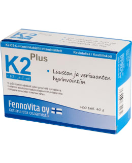 FENNOVITA 200MCG 100TABL K2 PLUS Main Image