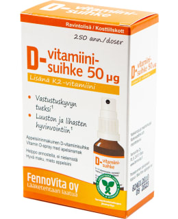 FENNOVITA D+K2 25ML RAVINTOLISÄ Main Image