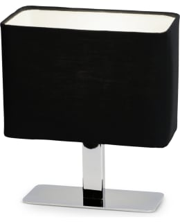 SESSAK IBEN TABLE LAMP CHROME BLACKSHADE Main Image