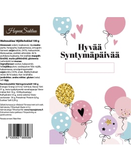 HOPEASUKLAA HYVÄÄ SYNTYMÄPÄIVÄÄ! SUKLAA Main Image