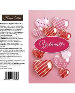 HOPEASUKLAA YSTÄVÄLLE SUKLAALEVY Main Image